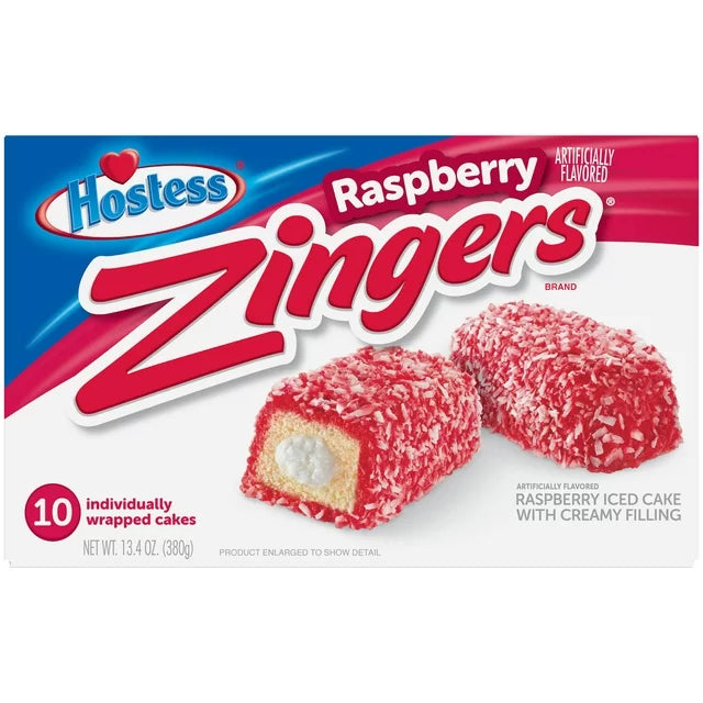 Hostess Zingers Rasberry (10 Pack) 380g