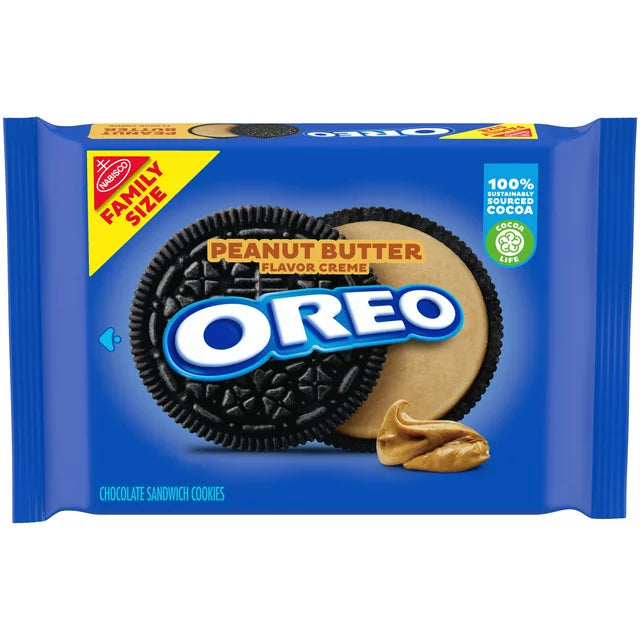 OREO Peanut Butter Cookies Family Size 481g